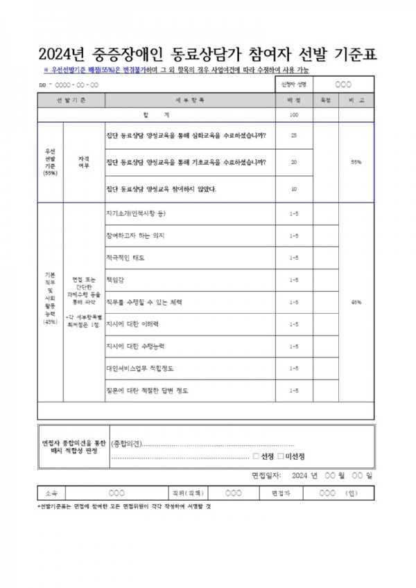 2024년 중증장애인 동료상담 참여자 선발 기준표001.jpg